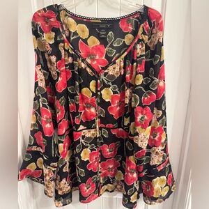 Venezia Plus Size 26/28 Multicolor Floral Top